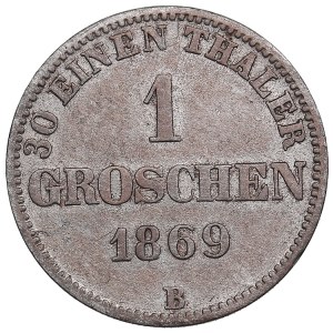 Germany 1 groschen 1869 B