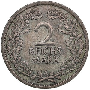 Germany, Weimar Republic 2 reichsmark 1925 A