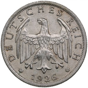 Germany, Weimar Republic 2 reichsmark 1926 F