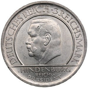 Germany, Weimar Republic 3 reichsmark 1929 A - Paul von Hindenburg