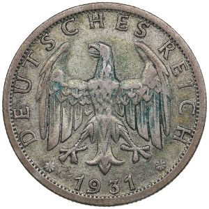 Germany, Weimar Republic 2 reichsmark 1931 D