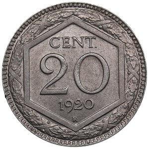 Italy 20 centesimi 1920 R