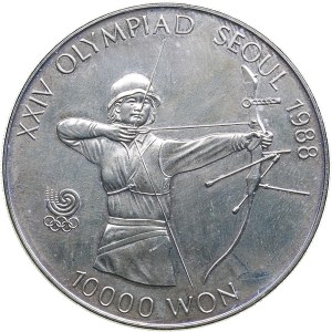 South Korea 10000 won 1988 Olympics