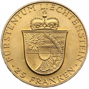 Liechtenstein 25 franken 1956 - Prince Franz Josef II (1938-1989)