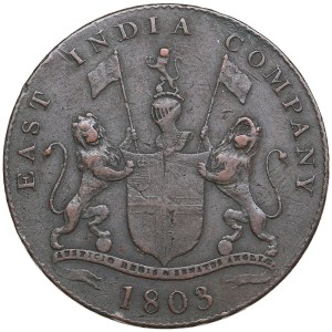 Mauritius, British India 20 Cash East India Company 1803