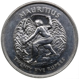 Mauritius 25 rupees 1977