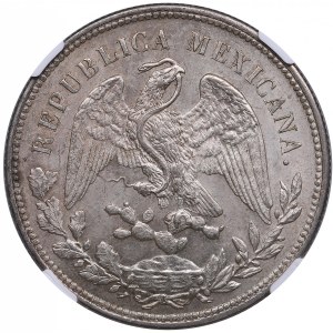 Mexico Peso 1909 MO-GV - NGC MS 63