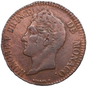 Monaco 5 centimes 1837 M C