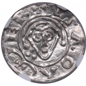 Netherlands, Friesland-Mere AR Denar - Godfrey II (997-1069) - NGC UNC DETAILS