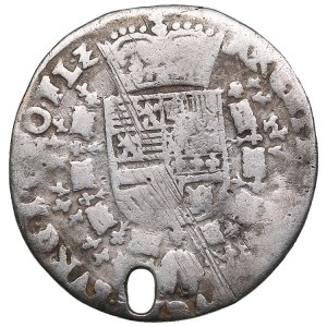 Netherlands, Tournai 1/4 Patagon - Albert & Isabella (1612-1621)