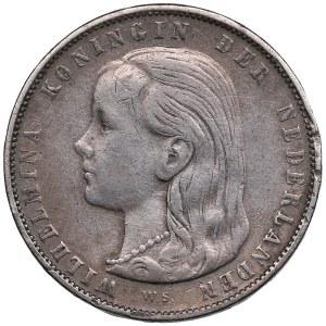 Netherlands 1 Gulden 1897 - Wilhelmina I (1890-1948)