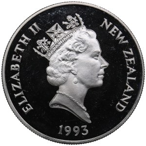 New Zealand 5 dollars 1993