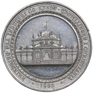 Norway medal Industry and Art Exhibition in Christiania 1883