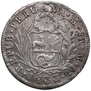 Peru 8 reales 1833