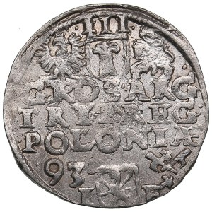 Poland, Poznan 3 grosz 1593 - Sigismund III (1587-1632)