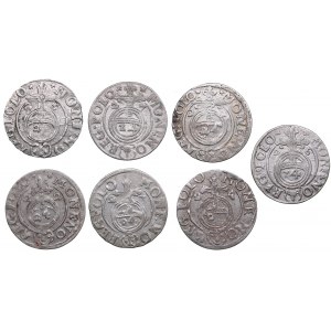 Small coll. of Poland 1/24 thaler coins (7)