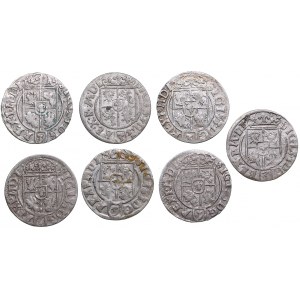 Small coll. of Poland 1/24 thaler coins (7)