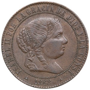 Spain 2 1/2 Centimos de Escudo 1868 - Isabel II (1833-1868)
