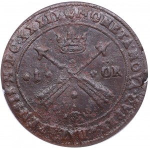 Sweden 1 ore 1639 - Kristina (1632-1654) - NGC UNC DETAILS