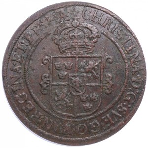 Sweden 1 ore 1645 - Kristina (1632-1654) - NGC AU 58 BN