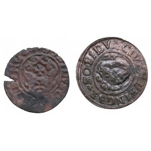 Sweden, Elbing Solidus 1633 and ND (2)