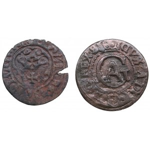 Sweden, Elbing Solidus 1633 and ND (2)