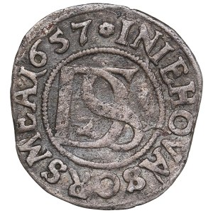 Sweden, Pomerania 1/24 taler (doppelschilling) 1657 - Karl X Gustav (1654-1660)