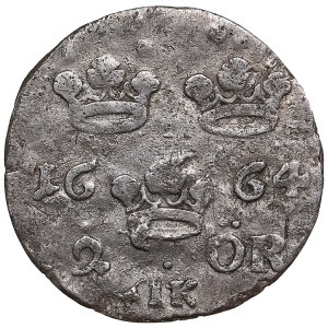 Sweden 2 öre 1664 - Karl XI (1660-1697)