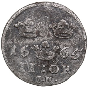 Sweden 2 öre 1665 - Karl XI (1660-1697)