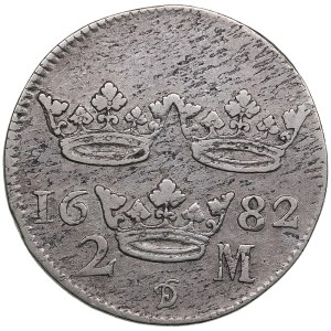 Sweden 2 mark 1682 - Karl XI (1660-1697)