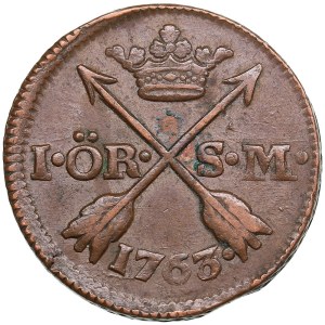 Sweden 1 öre 1763 - Adolf Fredrik (1751-1771)