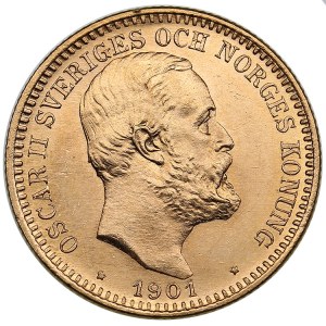 Sweden 20 Kronor 1901 EB - Oscar II (1872-1907)