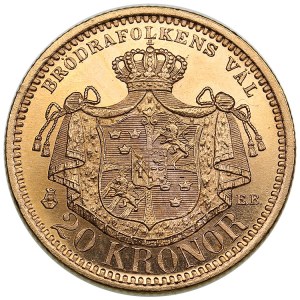 Sweden 20 Kronor 1901 EB - Oscar II (1872-1907)