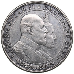 Sweden 2 Kronor 1907 - Oscar II (1872-1907)