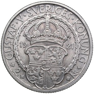 Sweden 2 Kronor 1921 W - Gustav V (1907-1950)