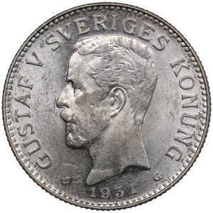 Sweden 2 Kronor 1931 G - Gustav V (1907-1950)