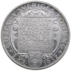 Sweden 2 Kronor 1932 G - Gustav V (1907-1950)