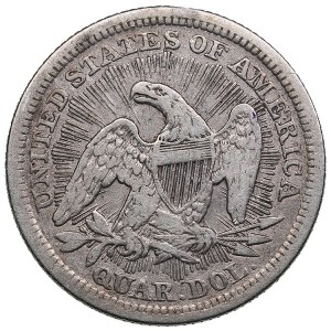 USA 1/4 dollars 1853