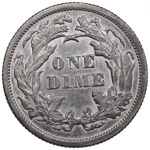 USA 1 Dime 1873