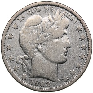 USA 1/2 (Half) Dollar 1902