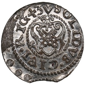 Riga, Sweden Solidus 1643 - Kristina (1632-1654)
