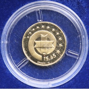Estonia 15,65 krooni 1999 - Bank of Estonia 80th Anniversary