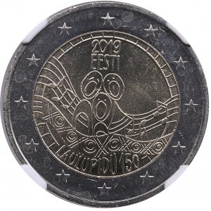 Estonia 2 euro 2019 - Song Festival - NGC MS 64