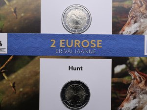 Estonia 2 euro 2021 - Commemorative coin The Wolf (2)