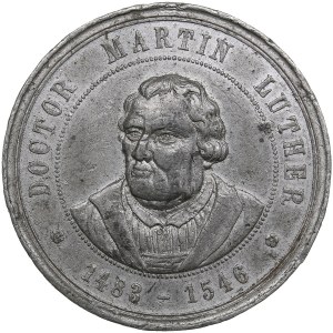 Latvia medal On the 400th birthday of Martin Luther. 1883