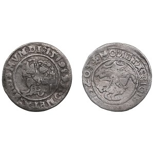 Poland-Lithuania 1/2 grosz 1519, 1520 - Sigismund I (1506-1548) (2)