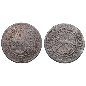 Poland-Lithuania 1/2 grosz 1520, 1521 - Sigismund I (1506-1548) (2)