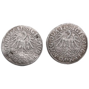 Poland-Lithuania 1/2 grosz 1547 - Sigismund I (1506-1548) (2)