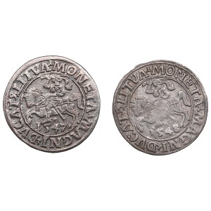 Poland-Lithuania 1/2 grosz 1547, 1548 - Sigismund I (1506-1548) (2)
