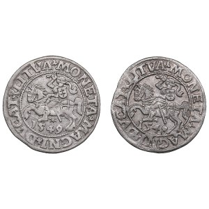 Poland-Lithuania 1/2 grosz 1548, 1549 (2)